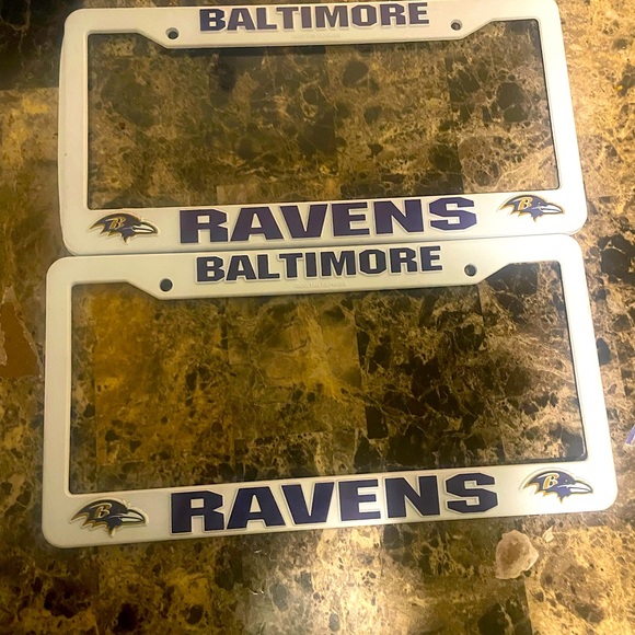 Baltimore Ravens plastic license plate covers - Picture 1 of 1